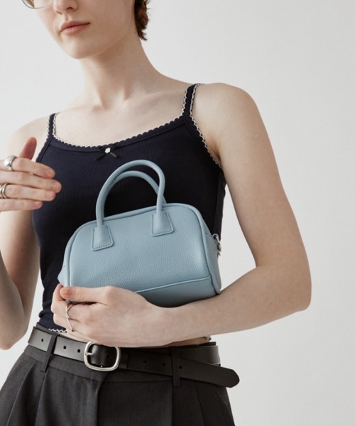 arholiday.standard(エーアールホリデースタンダード)の「2way mini boston bag / 2wayカラーミニボストンバッグ(ボストンバッグ・レディース・ブラック/ブルー・FREE)」の12枚目の写真