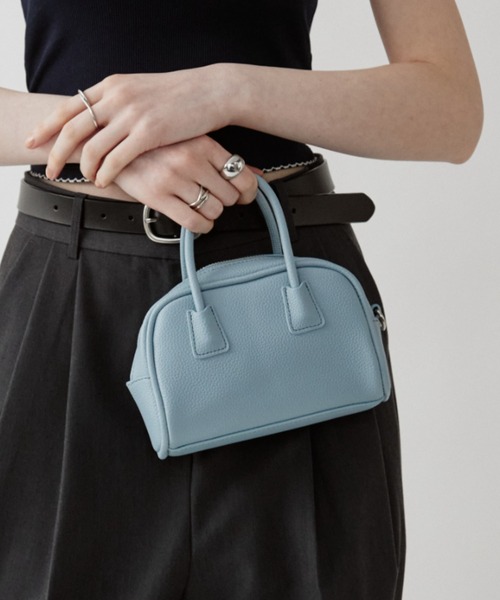 arholiday.standard(エーアールホリデースタンダード)の「2way mini boston bag / 2wayカラーミニボストンバッグ(ボストンバッグ・レディース・ブラック/ブルー・FREE)」の13枚目の写真