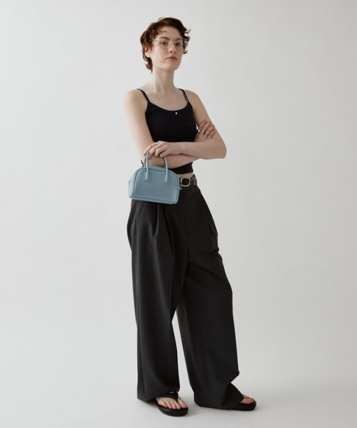 arholiday.standard(エーアールホリデースタンダード)の「2way mini boston bag / 2wayカラーミニボストンバッグ(ボストンバッグ・レディース・ブラック/ブルー・FREE)」の17枚目の写真