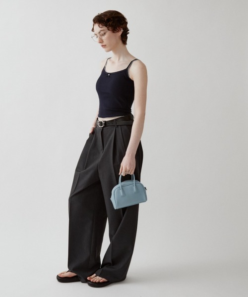 arholiday.standard(エーアールホリデースタンダード)の「2way mini boston bag / 2wayカラーミニボストンバッグ(ボストンバッグ・レディース・ブラック/ブルー・FREE)」の16枚目の写真