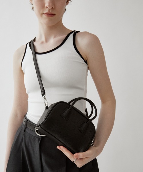 arholiday.standard(エーアールホリデースタンダード)の「2way mini boston bag / 2wayカラーミニボストンバッグ(ボストンバッグ・レディース・ブラック/ブルー・FREE)」の6枚目の写真