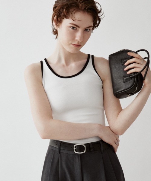 arholiday.standard(エーアールホリデースタンダード)の「2way mini boston bag / 2wayカラーミニボストンバッグ(ボストンバッグ・レディース・ブラック/ブルー・FREE)」の4枚目の写真