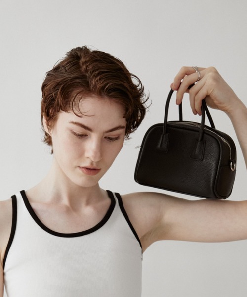 arholiday.standard(エーアールホリデースタンダード)の「2way mini boston bag / 2wayカラーミニボストンバッグ(ボストンバッグ・レディース・ブラック/ブルー・FREE)」の5枚目の写真