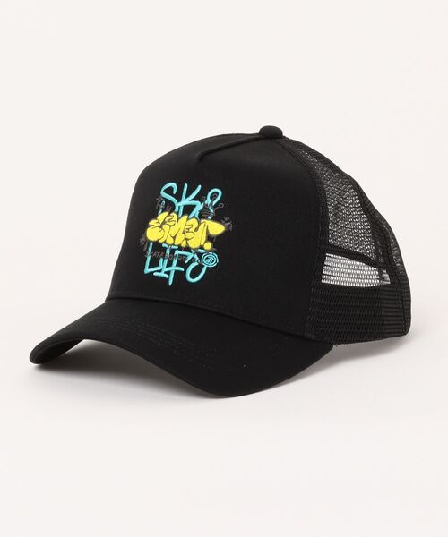ELEMENT（エレメント）の「ELEMENT/エレメント TAG MESH CAP Y キッズ キャップ BG025911（キャップ・キッズ・レッド/ブラック×ブラック/ブラック×ホワイト・FREE）」の2枚目の写真