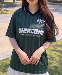 【NYS】デザインゲームTシャツ サッカーTシャツ ユニフォームデザイン 襟付き カモフラ ヒョウ ストライプ チェック