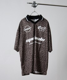 NYLAUS（ナイラス）の「【NYS】2026SS デザインゲームTシャツ サッカーTシャツ ユニフォームデザイン 襟付き カモフラ ヒョウ ストライプ チェック（Tシャツ/カットソー）」