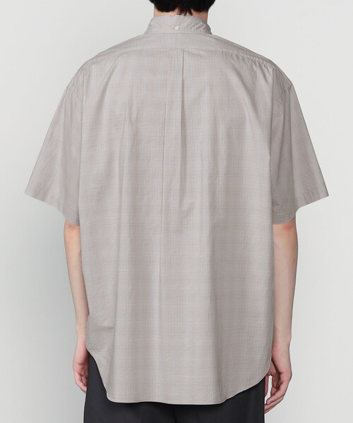 GYMPHLEX(ジムフレックス)の「Gymphlex | コットンブロード ボタンダウン半袖シャツ CHECK MEN(シャツ/ブラウス・メンズ・グレー系その他・S/M/L)」の11枚目の写真