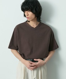 CIYOT（シヨウト）の「【CIYOT】ハイゲージコットンレギュラーフィット  Vネック Tシャツ <接触冷感>（Tシャツ/カットソー）」