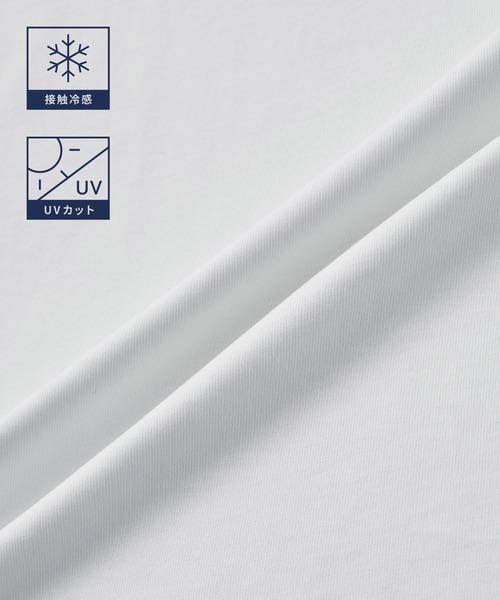 CIYOT（シヨウト）の「＜接触冷感＞クールハイゲージコットンレギュラーフィット  Vネック Tシャツ 【CIYOT】（Tシャツ/カットソー・メンズ・グレイッシュブルー/ブラック/チャコール/ホワイト/ライトグレー系/ブラウン・S/M/L）」の7枚目の写真