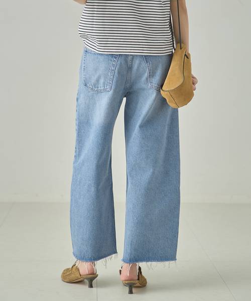 Citizens of humanity（シチズンズオブヒューマニティー）の「CITIZENS OF HUMANITY AYLA RAW HEM CROP デニムパンツ 2117C-1810（デニムパンツ・レディース・ブルー・25/27/26）」の5枚目の写真