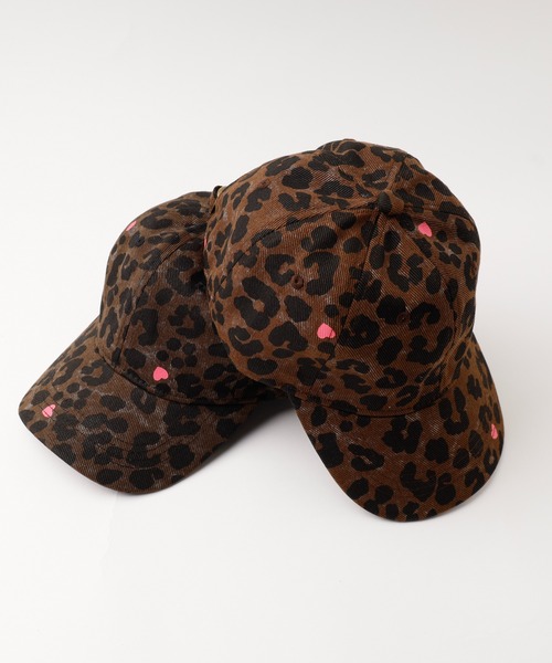 URBAN CHERRY（アーバンチェリー）の「ミニハートデザインレオパードキャップ（キャップ・キッズ・ブラウン/グレー・FREE）」の11枚目の写真