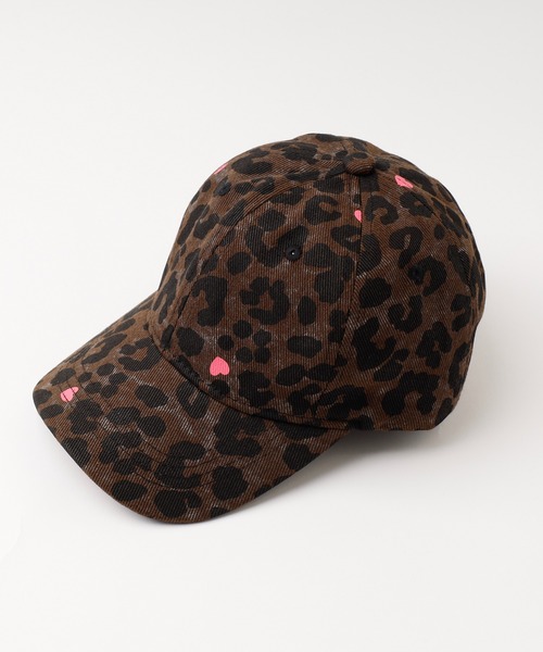 URBAN CHERRY（アーバンチェリー）の「ミニハートデザインレオパードキャップ（キャップ・キッズ・ブラウン/グレー・FREE）」の12枚目の写真