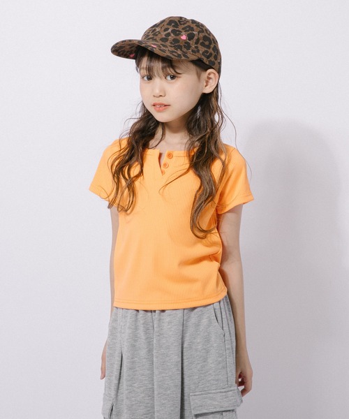 URBAN CHERRY（アーバンチェリー）の「ミニハートデザインレオパードキャップ（キャップ・キッズ・ブラウン/グレー・FREE）」の6枚目の写真