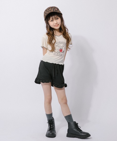 URBAN CHERRY（アーバンチェリー）の「ミニハートデザインレオパードキャップ（キャップ・キッズ・ブラウン/グレー・FREE）」の9枚目の写真