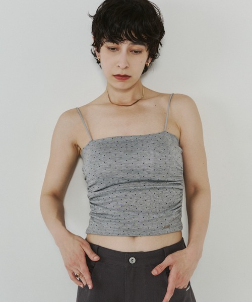 カップインマイクロドットキャミ / Cup in Micro Dot Cami