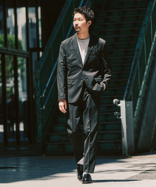 417 EDIFICE(フォーワンセブンエディフィス)の「ワルツ ルミフレッシュセットアップ(セットアップ・メンズ・ブラック/ネイビー/ベージュ・XX-LARGE/X-LARGE/LARGE/MEDIUM/SMALL)」の13枚目の写真