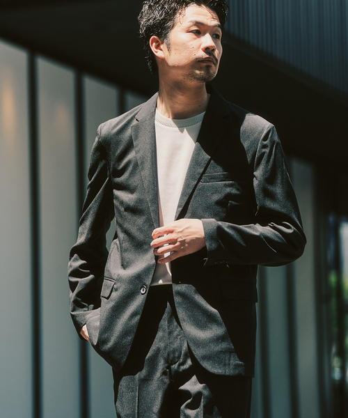 417 EDIFICE(フォーワンセブンエディフィス)の「ワルツ ルミフレッシュセットアップ(セットアップ・メンズ・ブラック/ネイビー/ベージュ・XX-LARGE/X-LARGE/LARGE/MEDIUM/SMALL)」の15枚目の写真