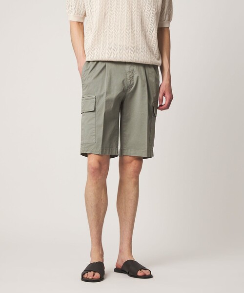 UNITED ARROWS(ユナイテッドアローズ)の「<DEVORE> カーゴ イージーショーツ(その他パンツ・メンズ・オリーブ/ベージュ・50/48/46/44)」の2枚目の写真