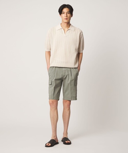 UNITED ARROWS(ユナイテッドアローズ)の「<DEVORE> カーゴ イージーショーツ(その他パンツ・メンズ・オリーブ/ベージュ・50/48/46/44)」の3枚目の写真
