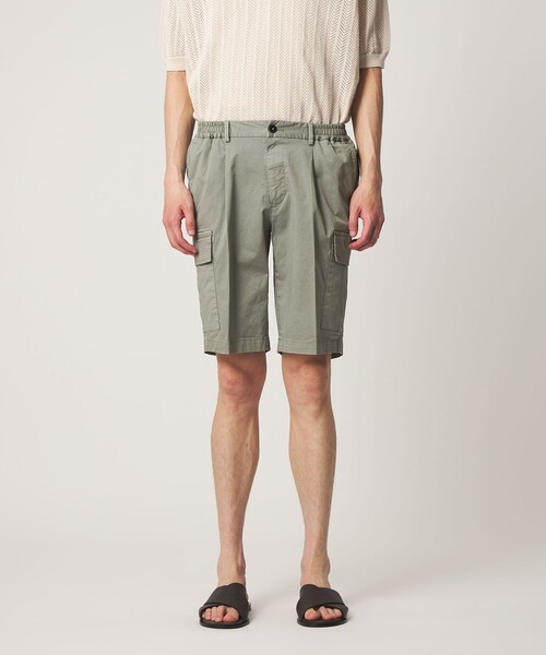 UNITED ARROWS(ユナイテッドアローズ)の「<DEVORE> カーゴ イージーショーツ(その他パンツ・メンズ・オリーブ/ベージュ・50/48/46/44)」の4枚目の写真