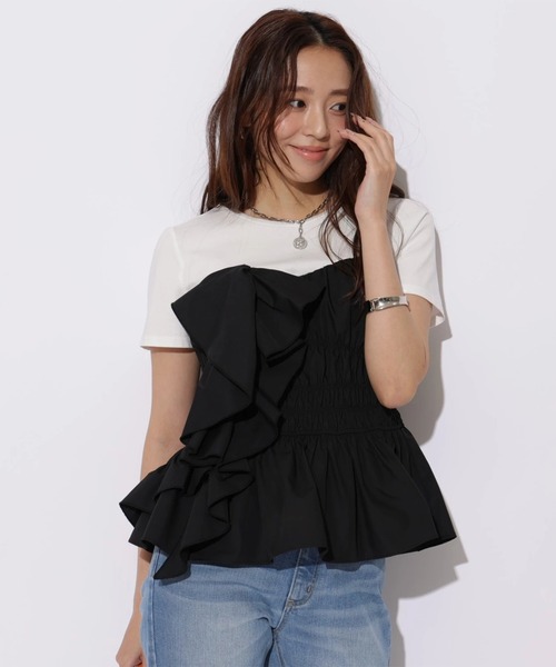 JUSGLITTY クロップドロゴT JUSGLITTY - JUSGLITTY クロップドロゴTの通販 by Shop｜ジャス