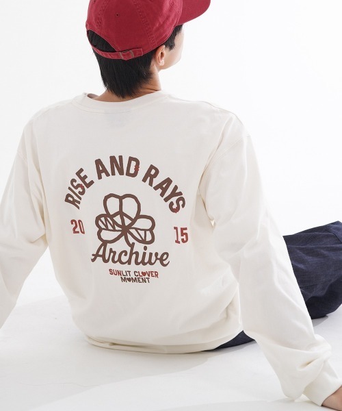 NO NEED（ノーニード）の「【WV PROJECT】Rise And LS/JILT7852（Tシャツ/カットソー・メンズ・クリーム/ネイビー/ブラック・S/L/M）」の3枚目の写真