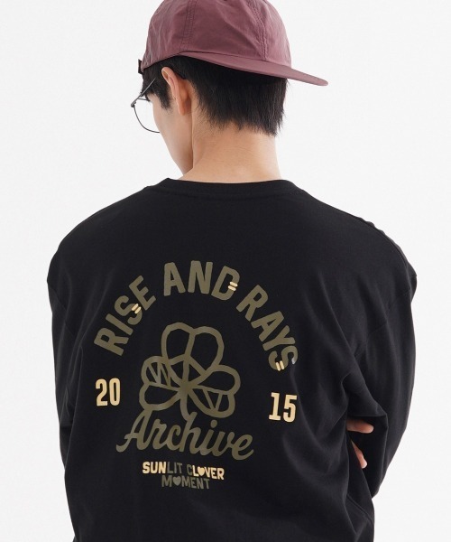 NO NEED（ノーニード）の「【WV PROJECT】Rise And LS/JILT7852（Tシャツ/カットソー・メンズ・クリーム/ネイビー/ブラック・S/L/M）」の2枚目の写真