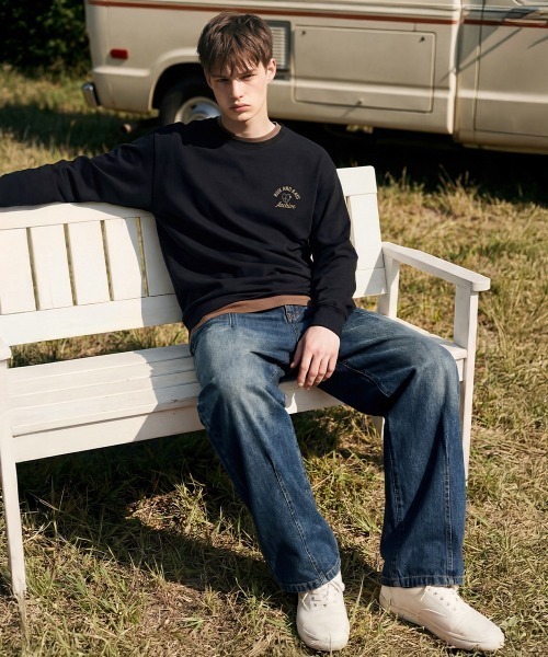 NO NEED（ノーニード）の「【WV PROJECT】Rise And LS/JILT7852（Tシャツ/カットソー・メンズ・クリーム/ネイビー/ブラック・S/L/M）」の5枚目の写真