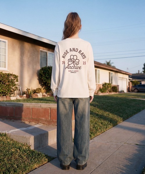 NO NEED（ノーニード）の「【WV PROJECT】Rise And LS/JILT7852（Tシャツ/カットソー・メンズ・クリーム/ネイビー/ブラック・S/L/M）」の6枚目の写真