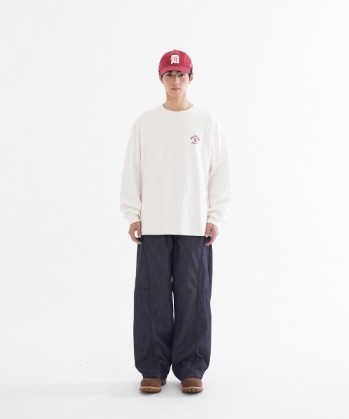 NO NEED（ノーニード）の「【WV PROJECT】Rise And LS/JILT7852（Tシャツ/カットソー・メンズ・クリーム/ネイビー/ブラック・S/L/M）」の11枚目の写真