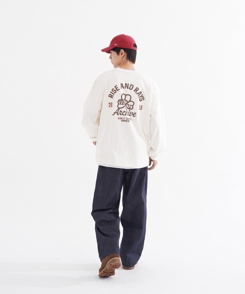 NO NEED（ノーニード）の「【WV PROJECT】Rise And LS/JILT7852（Tシャツ/カットソー・メンズ・クリーム/ネイビー/ブラック・S/L/M）」の13枚目の写真