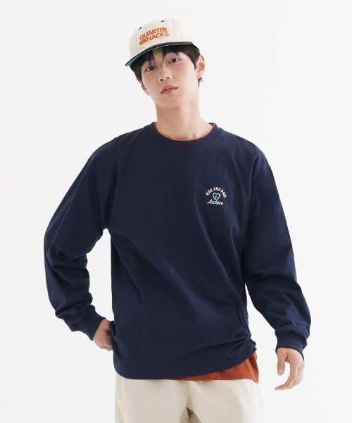 NO NEED（ノーニード）の「【WV PROJECT】Rise And LS/JILT7852（Tシャツ/カットソー・メンズ・クリーム/ネイビー/ブラック・S/L/M）」の15枚目の写真