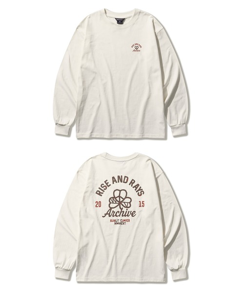 NO NEED（ノーニード）の「【WV PROJECT】Rise And LS/JILT7852（Tシャツ/カットソー・メンズ・クリーム/ネイビー/ブラック・S/L/M）」の17枚目の写真