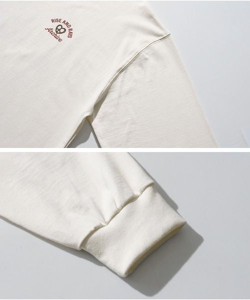 NO NEED（ノーニード）の「【WV PROJECT】Rise And LS/JILT7852（Tシャツ/カットソー・メンズ・クリーム/ネイビー/ブラック・S/L/M）」の20枚目の写真