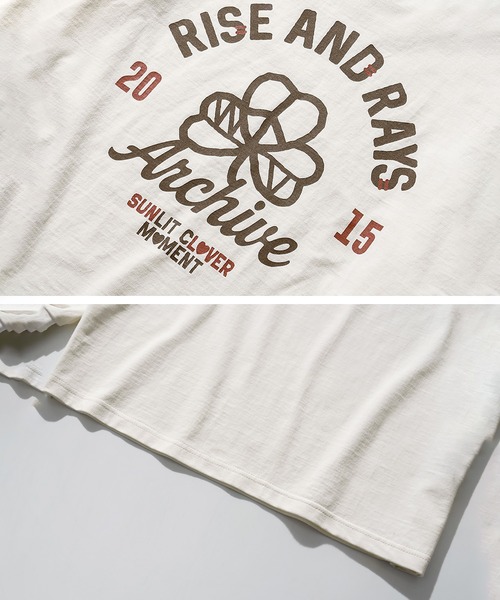 NO NEED（ノーニード）の「【WV PROJECT】Rise And LS/JILT7852（Tシャツ/カットソー・メンズ・クリーム/ネイビー/ブラック・S/L/M）」の21枚目の写真