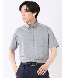 renoma（レノマ）の「ビズシャツ メンズ 半袖 ストレッチ 吸水速乾 イージーケア ボタンダウン アルティマ 綿混 クールビズ （ビジネスシャツ）」