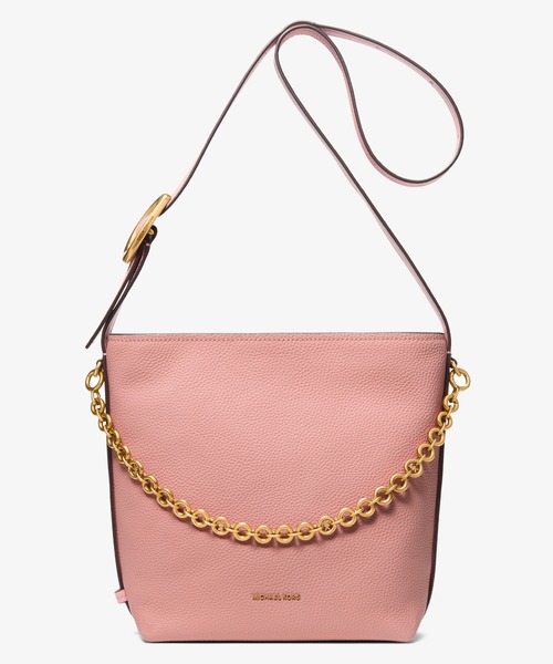 MICHAEL KORS(マイケルコース)の「NOLITA ペブルレザー チェーン バケットバッグ ショルダートート スモール(ショルダーバッグ・レディース・ピンク系・FREE)」の1枚目の写真