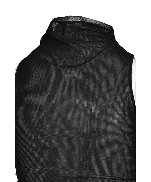 BOHEMSEO（ボヘミアンソウル）の「HALF NECK SHIRRING SLEEVELESS（その他トップス・メンズ・ブラック/チェック・OS）」の8枚目の写真