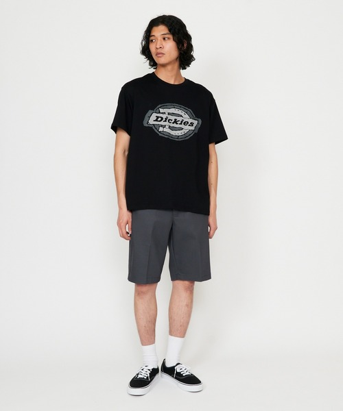 Dickies(ディッキーズ)の「Dickies/ディッキーズ ラフエッジ ホースシューロゴ プリントTシャツ(Tシャツ/カットソー・メンズ・ホワイト/ブラック・MEDIUM/LARGE/X-LARGE)」の13枚目の写真