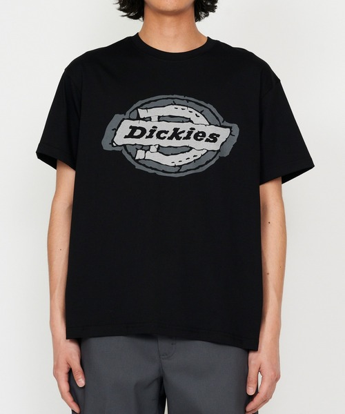 Dickies(ディッキーズ)の「Dickies/ディッキーズ ラフエッジ ホースシューロゴ プリントTシャツ(Tシャツ/カットソー・メンズ・ホワイト/ブラック・MEDIUM/LARGE/X-LARGE)」の14枚目の写真