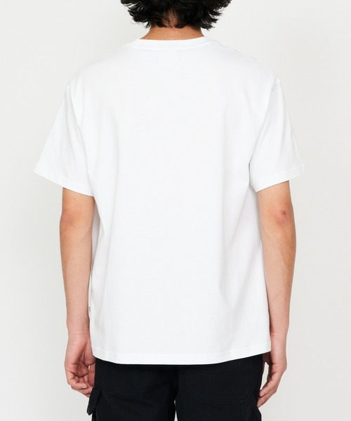 Dickies(ディッキーズ)の「Dickies/ディッキーズ ラフエッジ ホースシューロゴ プリントTシャツ(Tシャツ/カットソー・メンズ・ホワイト/ブラック・MEDIUM/LARGE/X-LARGE)」の8枚目の写真