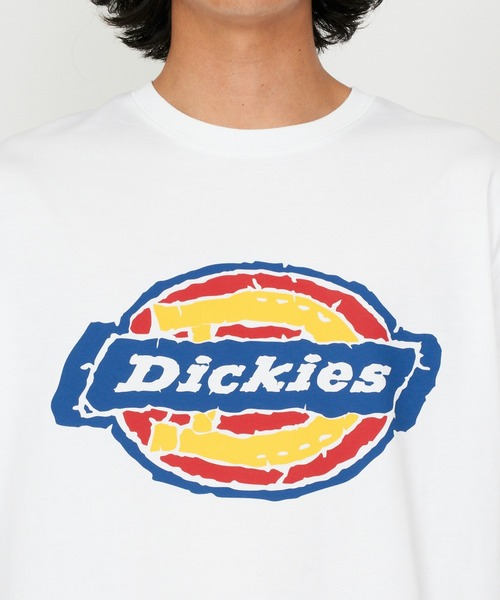 Dickies(ディッキーズ)の「Dickies/ディッキーズ ラフエッジ ホースシューロゴ プリントTシャツ(Tシャツ/カットソー・メンズ・ホワイト/ブラック・MEDIUM/LARGE/X-LARGE)」の10枚目の写真