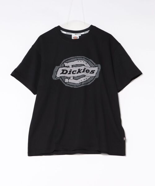 Dickies(ディッキーズ)の「Dickies/ディッキーズ ラフエッジ ホースシューロゴ プリントTシャツ(Tシャツ/カットソー・メンズ・ホワイト/ブラック・MEDIUM/LARGE/X-LARGE)」の3枚目の写真