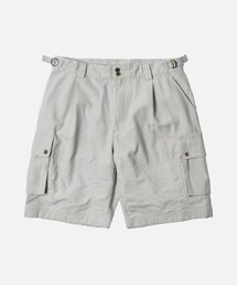 FRENCH ARMY BERMUDA PANTS _ LIGHT GRAY