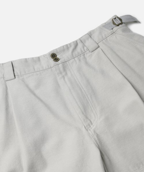FRIZMWORKS(フリズムワークス)の「FRENCH ARMY BERMUDA PANTS _ LIGHT GRAY(その他パンツ・レディース・その他・LARGE/X-LARGE)」の4枚目の写真