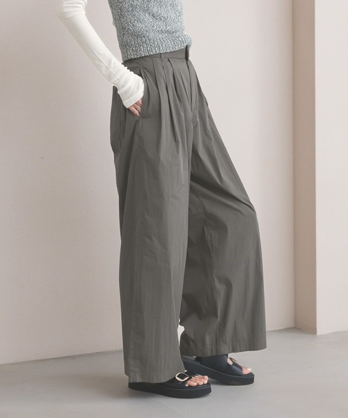 GLOBAL WORK(グローバルワーク)の「コットンナイロンパンツ/636583(その他パンツ・レディース・ブラック/グレー系その他/チャコールグレー・LARGE/MEDIUM)」の9枚目の写真