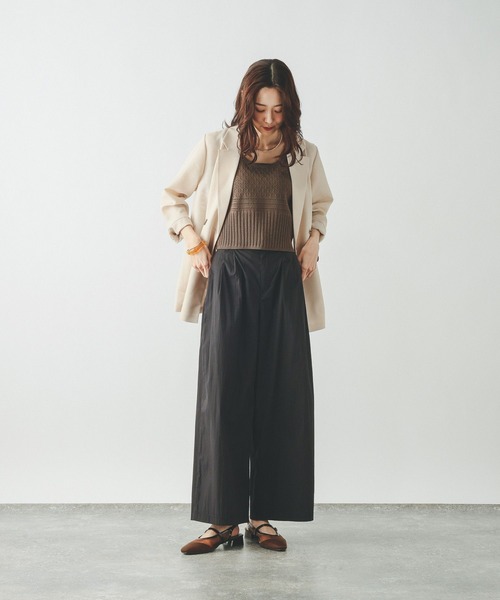GLOBAL WORK(グローバルワーク)の「コットンナイロンパンツ/636583(その他パンツ・レディース・ブラック/グレー系その他/チャコールグレー・LARGE/MEDIUM)」の10枚目の写真