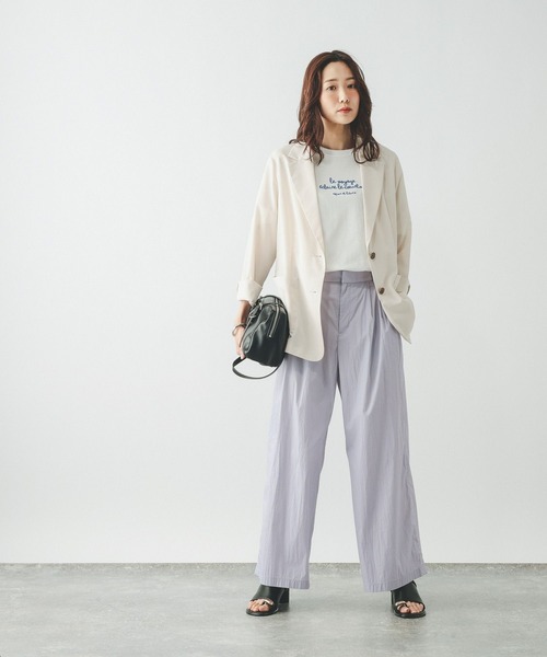 GLOBAL WORK(グローバルワーク)の「コットンナイロンパンツ/636583(その他パンツ・レディース・ブラック/グレー系その他/チャコールグレー・LARGE/MEDIUM)」の18枚目の写真