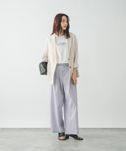 GLOBAL WORK(グローバルワーク)の「コットンナイロンパンツ/636583(その他パンツ・レディース・ブラック/グレー系その他/チャコールグレー・LARGE/MEDIUM)」の19枚目の写真