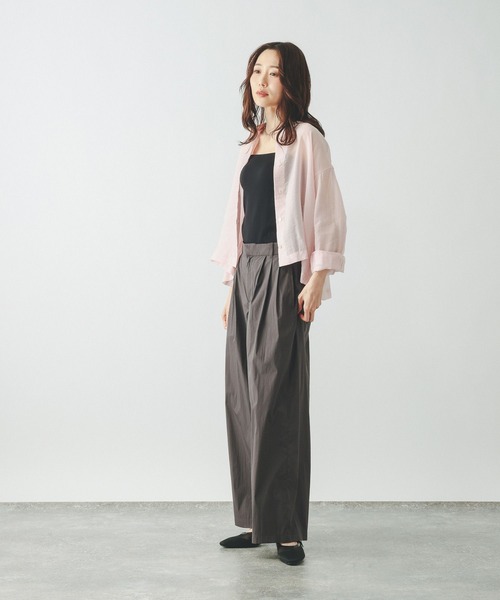 GLOBAL WORK(グローバルワーク)の「コットンナイロンパンツ/636583(その他パンツ・レディース・ブラック/グレー系その他/チャコールグレー・LARGE/MEDIUM)」の14枚目の写真